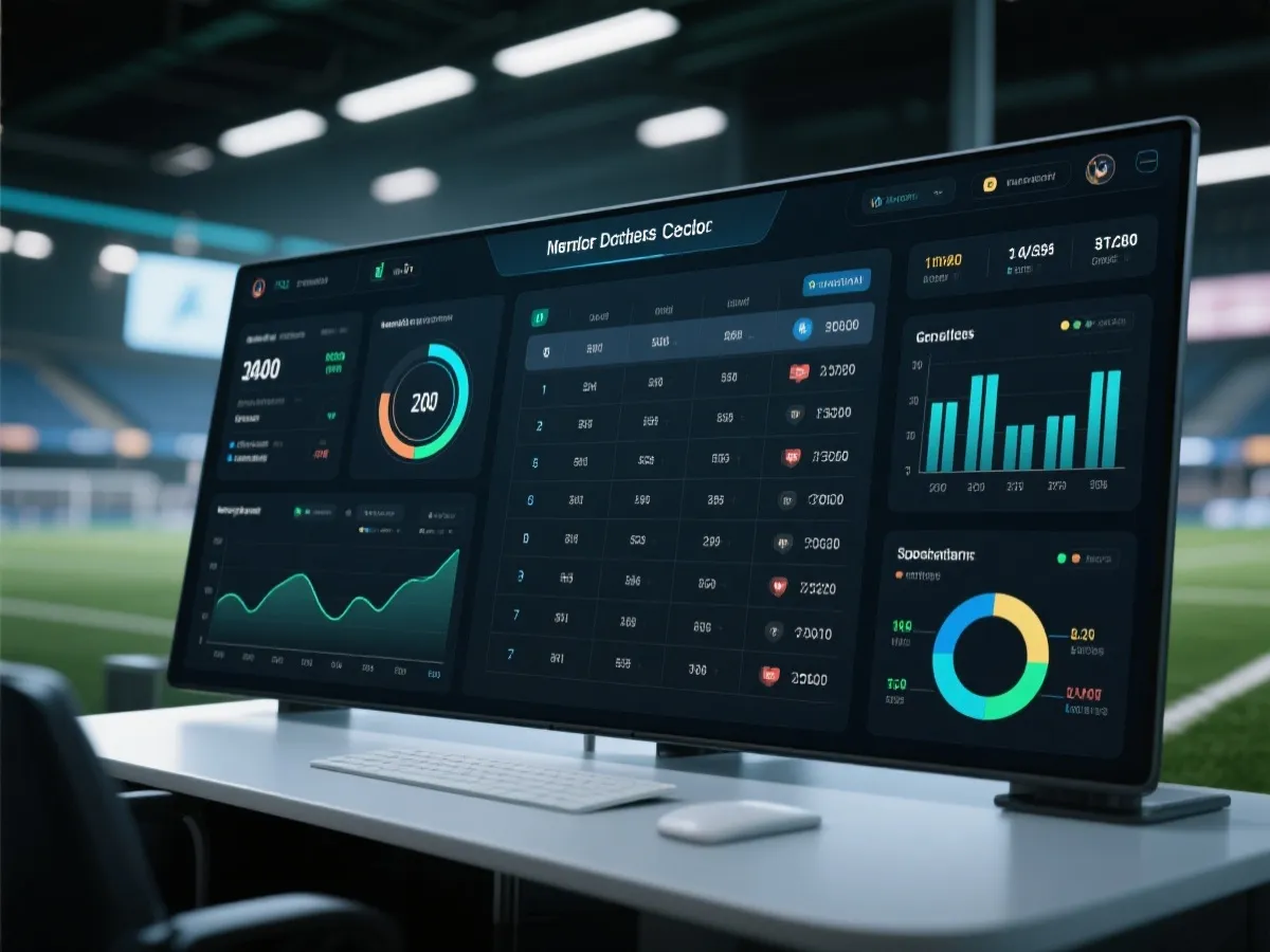 竞彩网赛事数据中心界面示意图